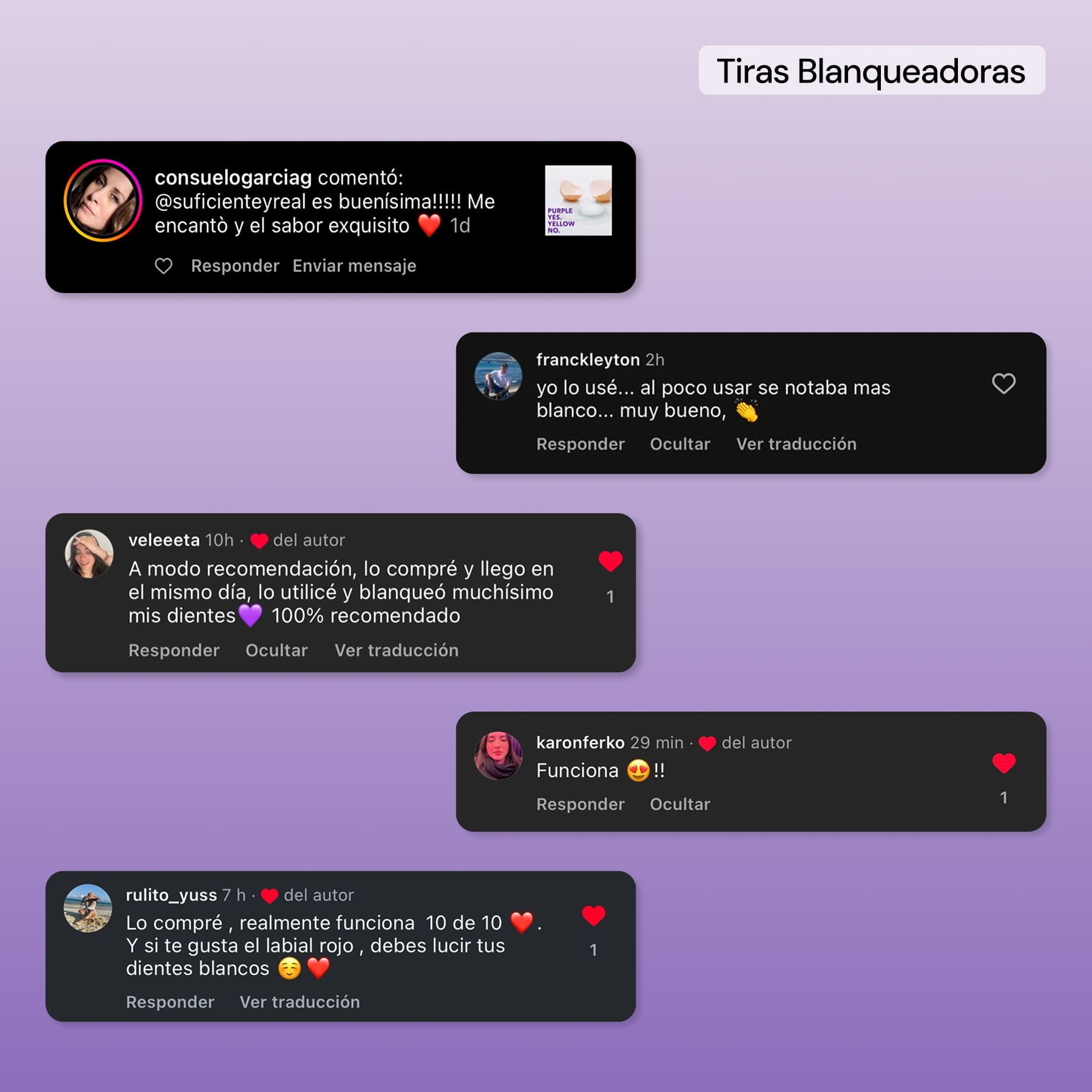 Tiras Blanqueadoras